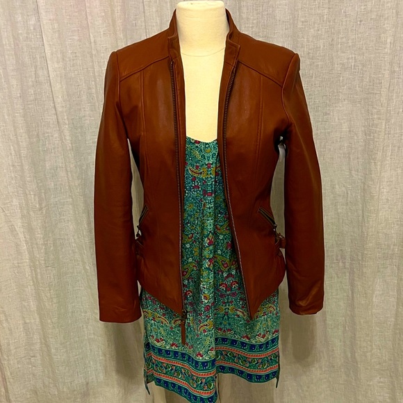 Leather jacket size small - Picture 1 of 7